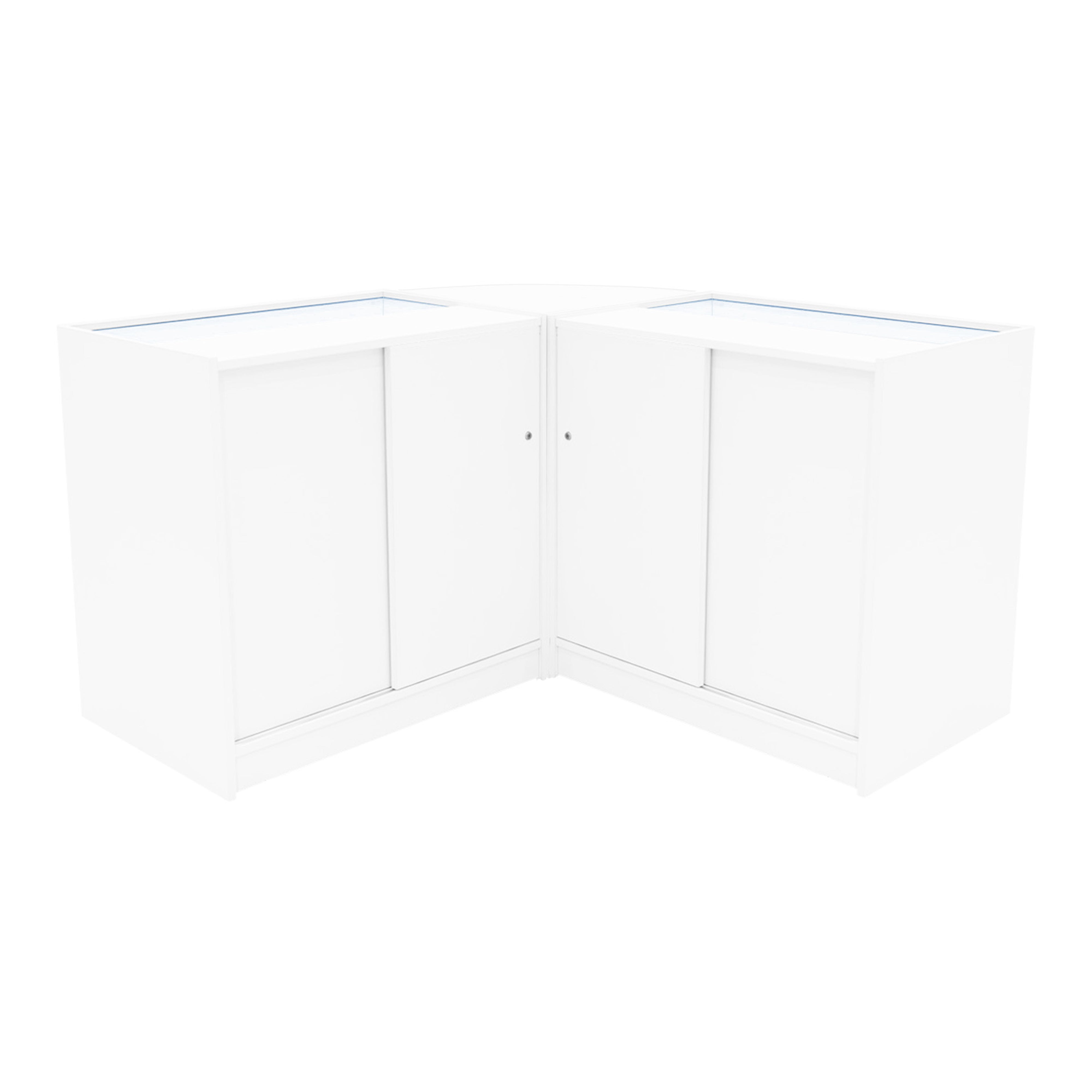 Q-Rax Andromeda C900+LM60 Bancone Negozio Bianco LED