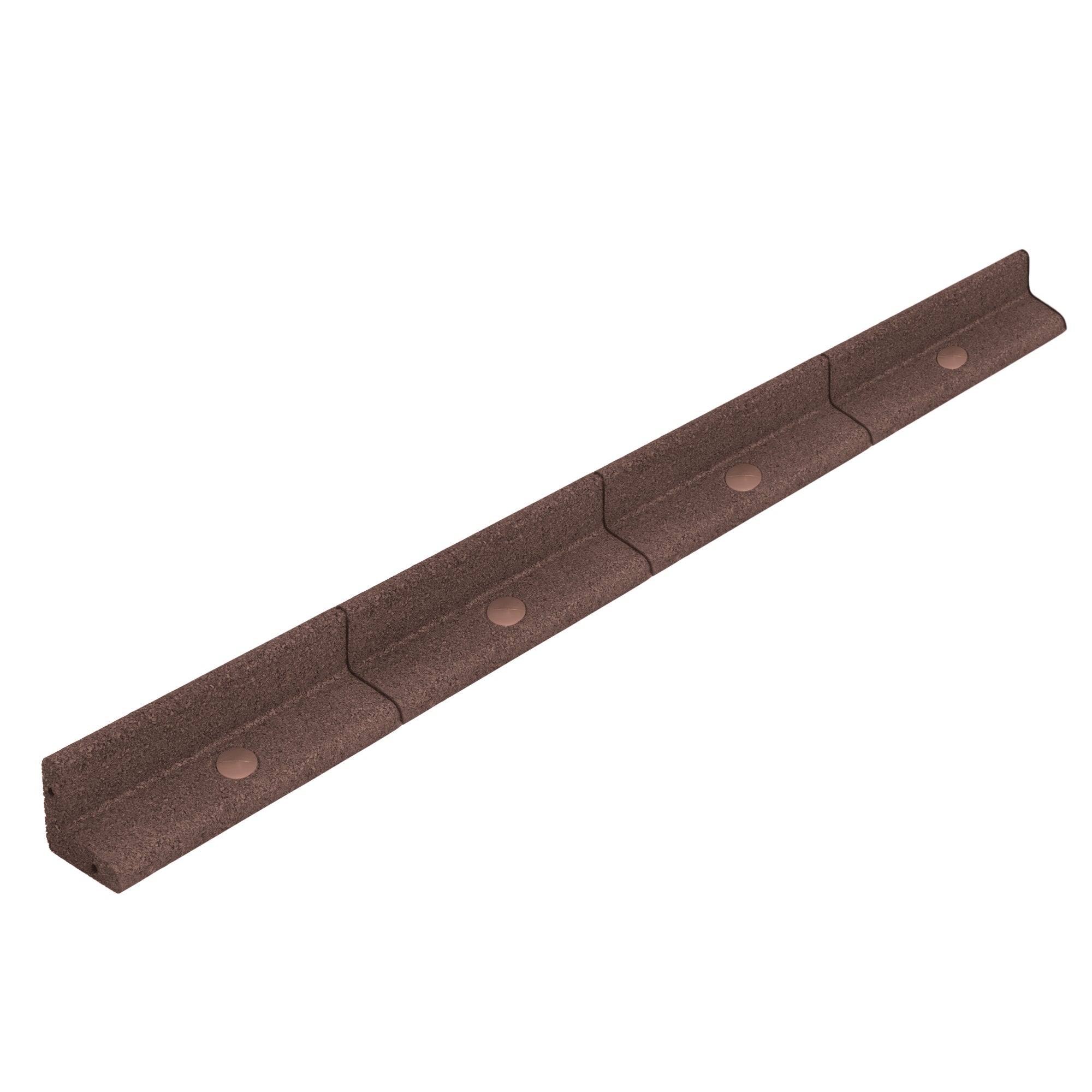 Q-Rax Deposito 40x1,2m Bordura Marrone con Martello