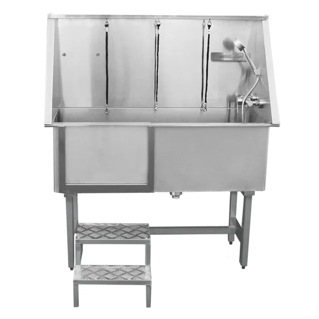 Q-Rax Commercio Artigianato Vasca Toelettatura Inox 400 mm