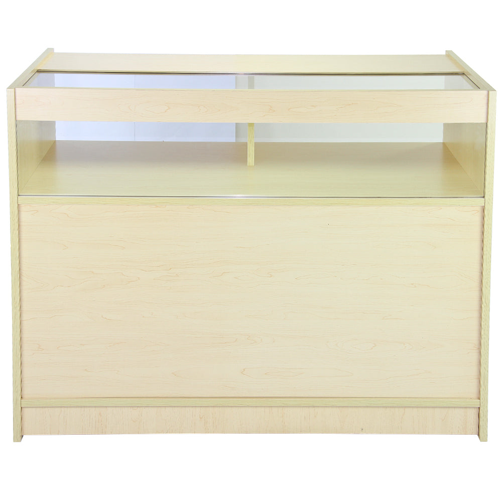 Q-Rax B1200 bancone negozio acero 120 cm espositore