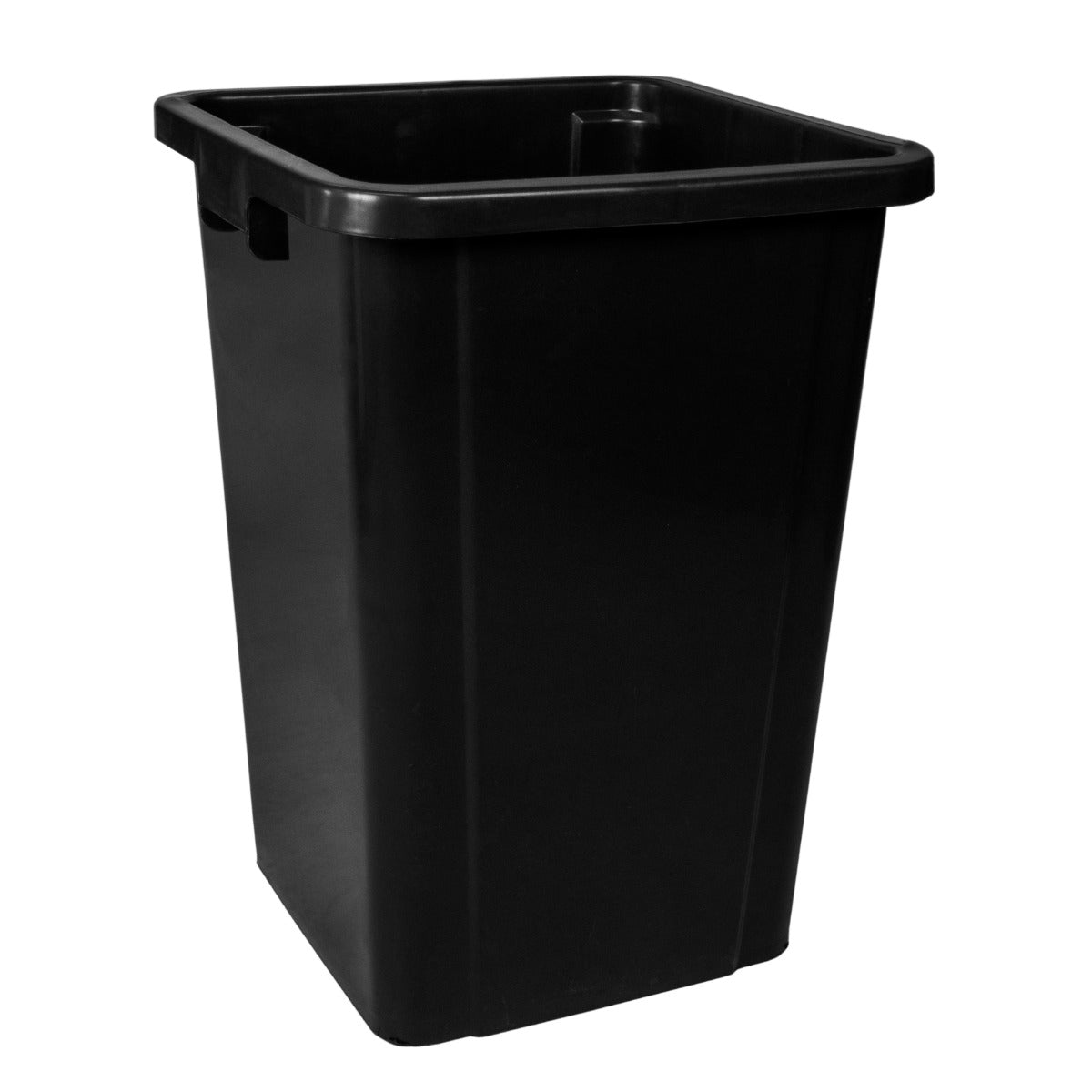 Q-Rax Contenitore Pattumiera Svuota Vassoi Legno Nero 100L
