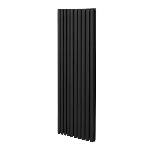 Q-Rax Radiatore Colonna Ovale 1800x600mm Nero Acciaio