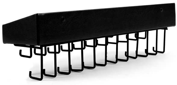 Jackcube Design Portagioie Parete 23 Ganci Mensola Nero