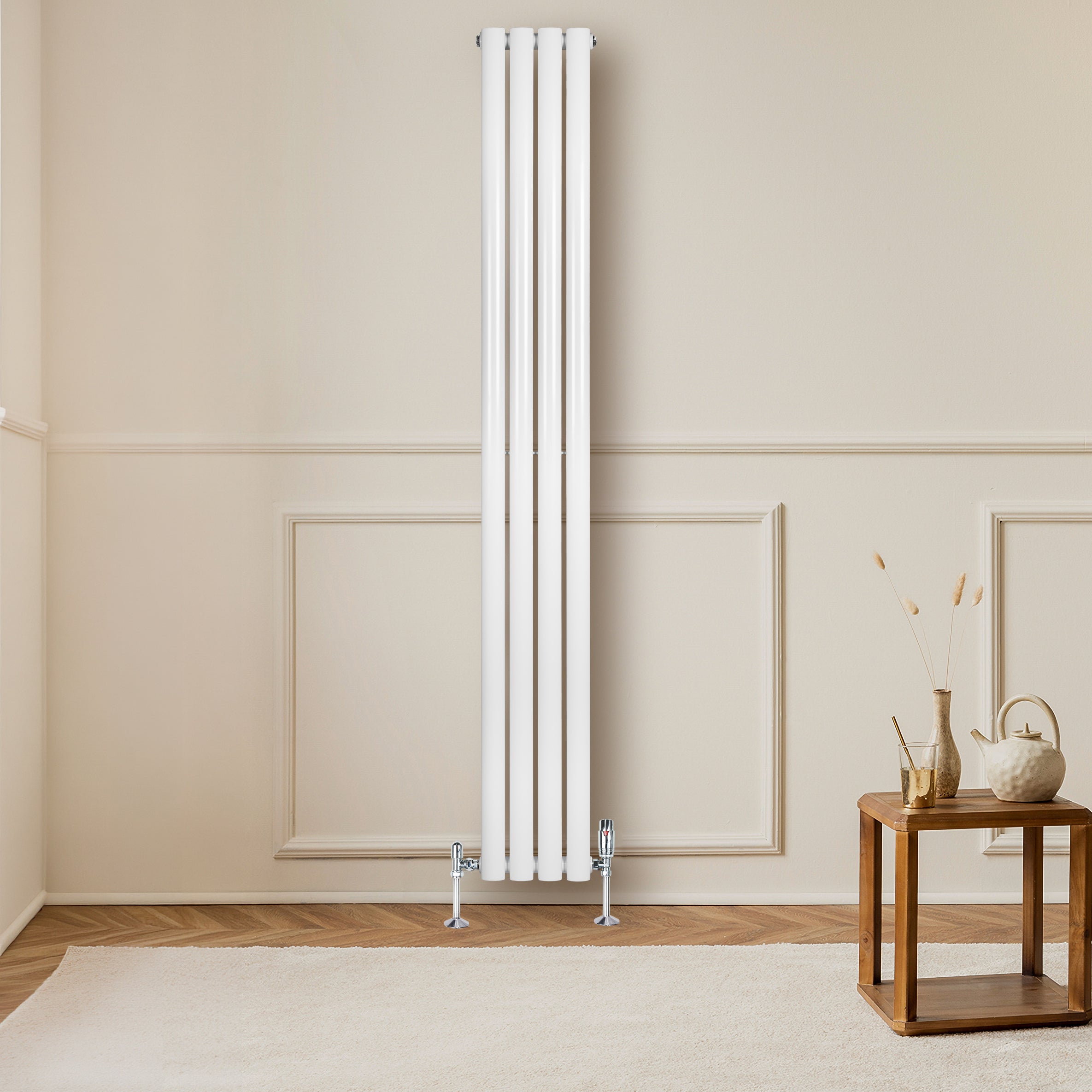 Q-Rax Radiatori Tradizionali 1800x240 mm termosifone bianco verticale