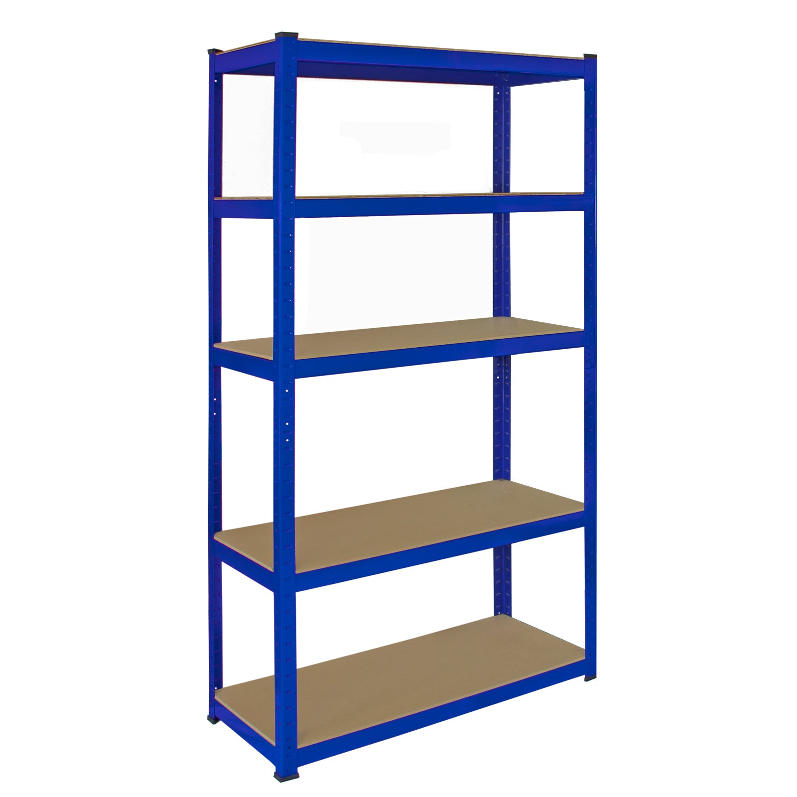 Q-Rax Set 3 Scaffali T-Rax Blu 90cm Angolo+2 Portata 280kg