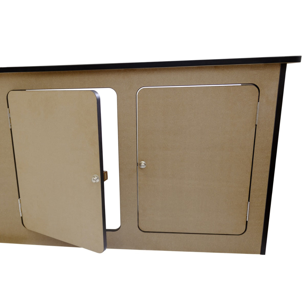Q-Rax Credenza Camper MDF Sinistra 1145 mm con Portabottiglie
