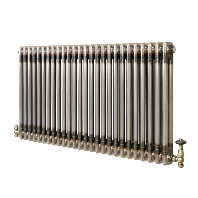 Q-Rax Radiatore Tradizionale 2 Colonne 600x1190 Metallo Grezzo