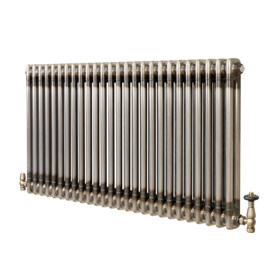 Q-Rax Radiatore Tradizionale 2 Colonne 600x1190 Metallo Grezzo