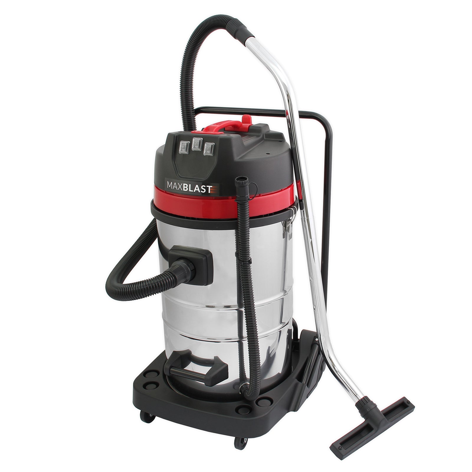 Q-Rax Commercio Artigianato Aspirapolvere Industriale 80L 3000W