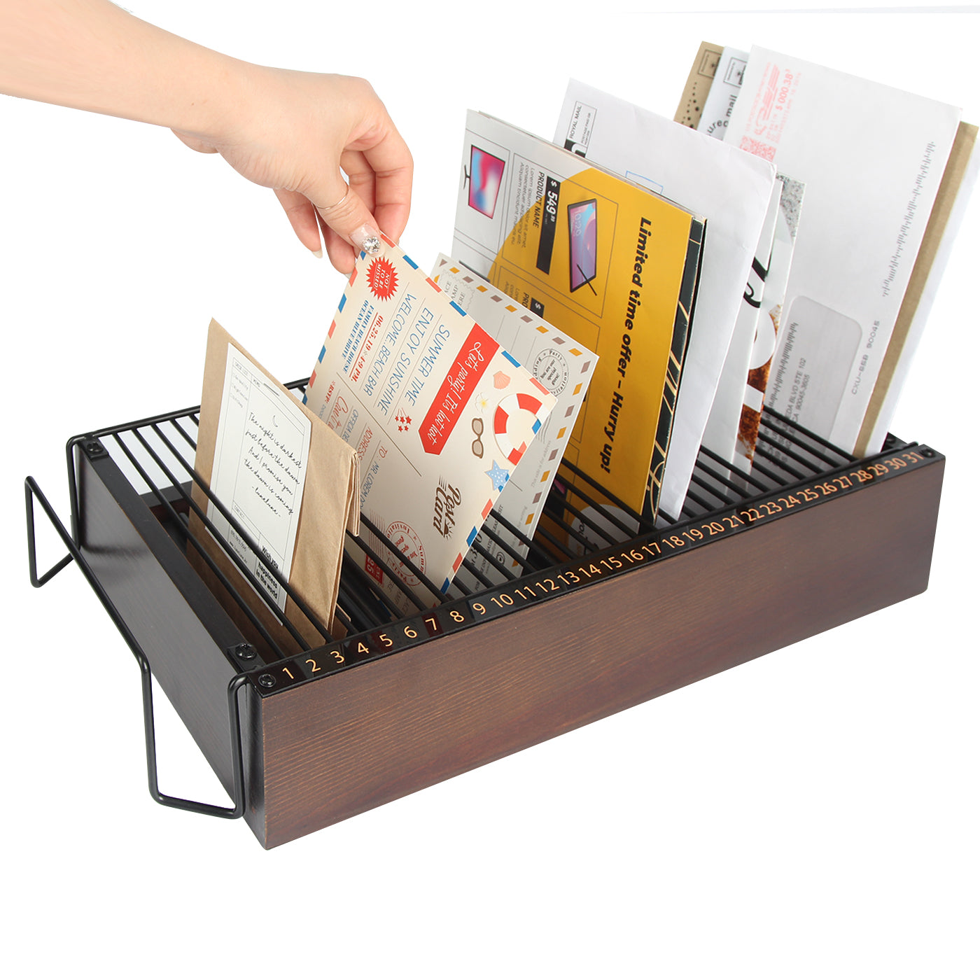 Jackcube Design Home Office Organizer Scrivania 31 Scomparti Legno