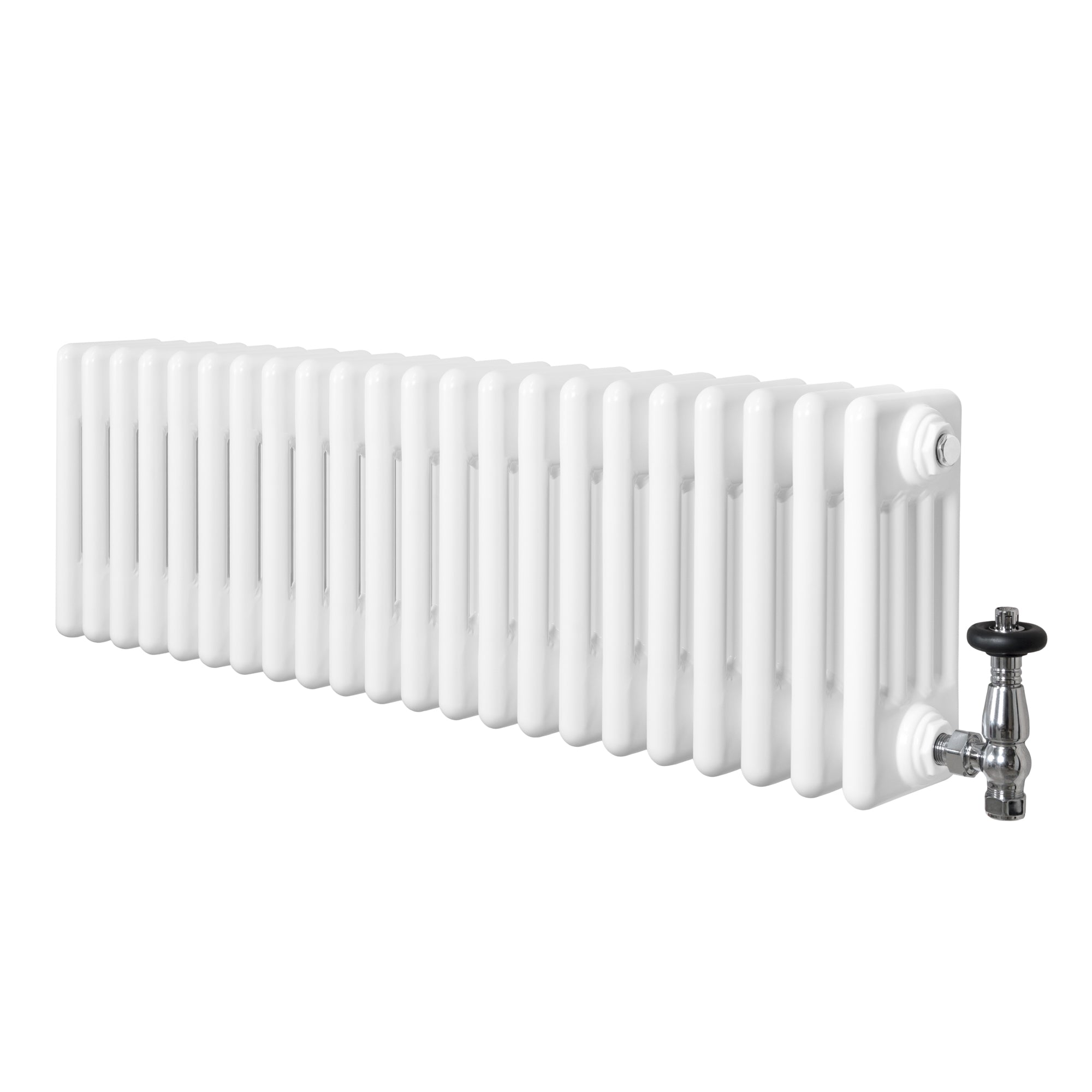 Q-Rax Tradizionale 300x1010 mm Termosifone 4 Colonne Bianco