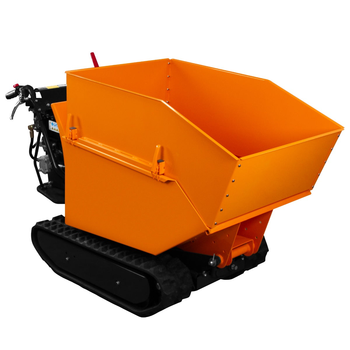Q-Rax Dumper Cingolato Benzina Cassone Ribaltabile 500kg