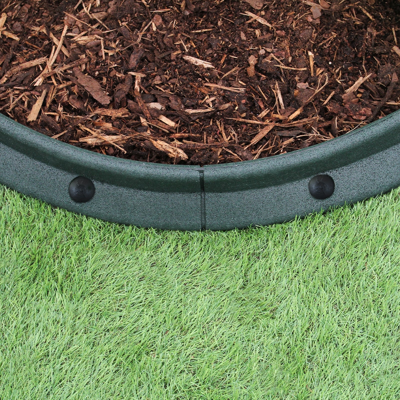 Q-Rax Bordatura Giardino Flessibile 1.2m Verde 6 Pezzi