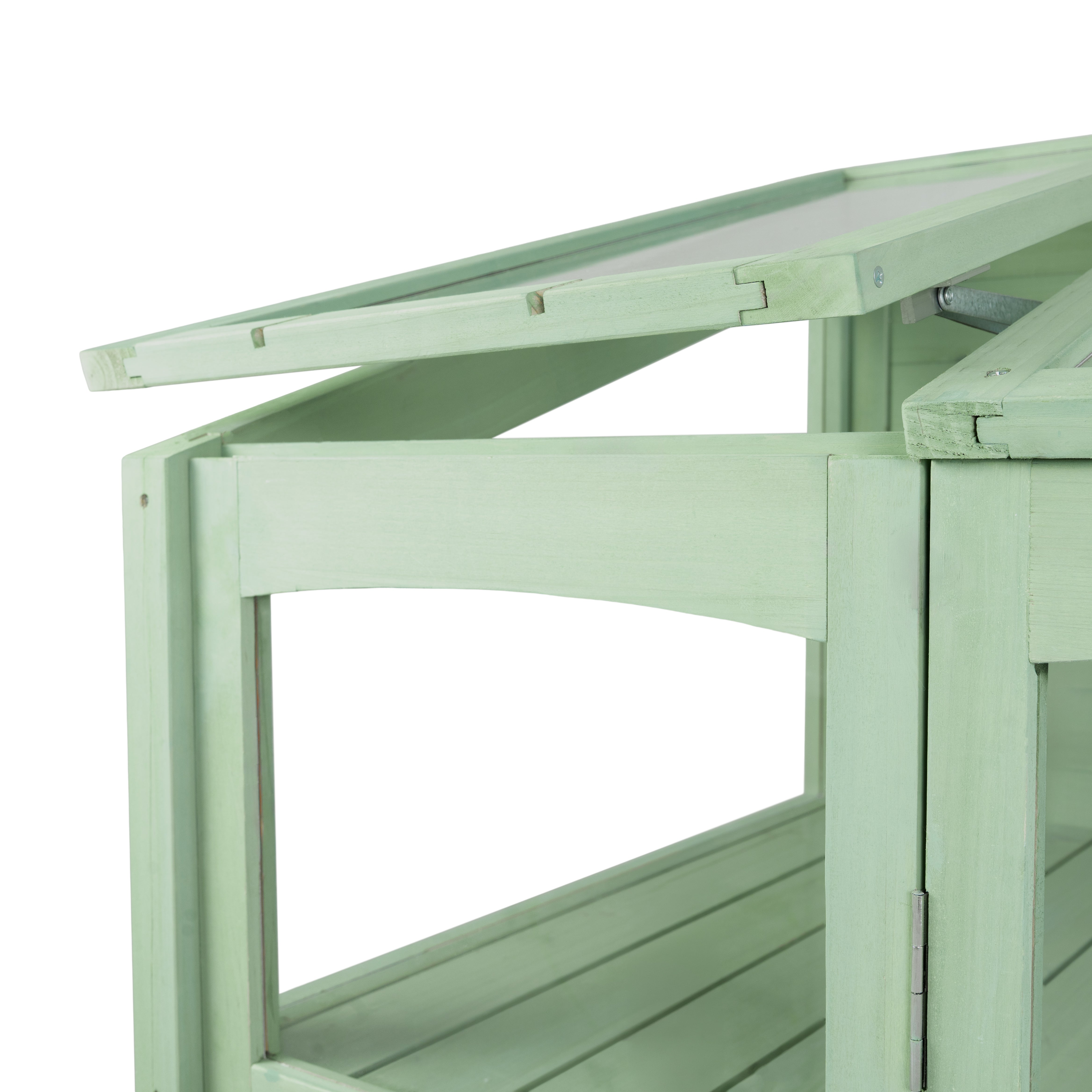 Q-Rax Serra vittoriana verde 152x61 cm con ripiani