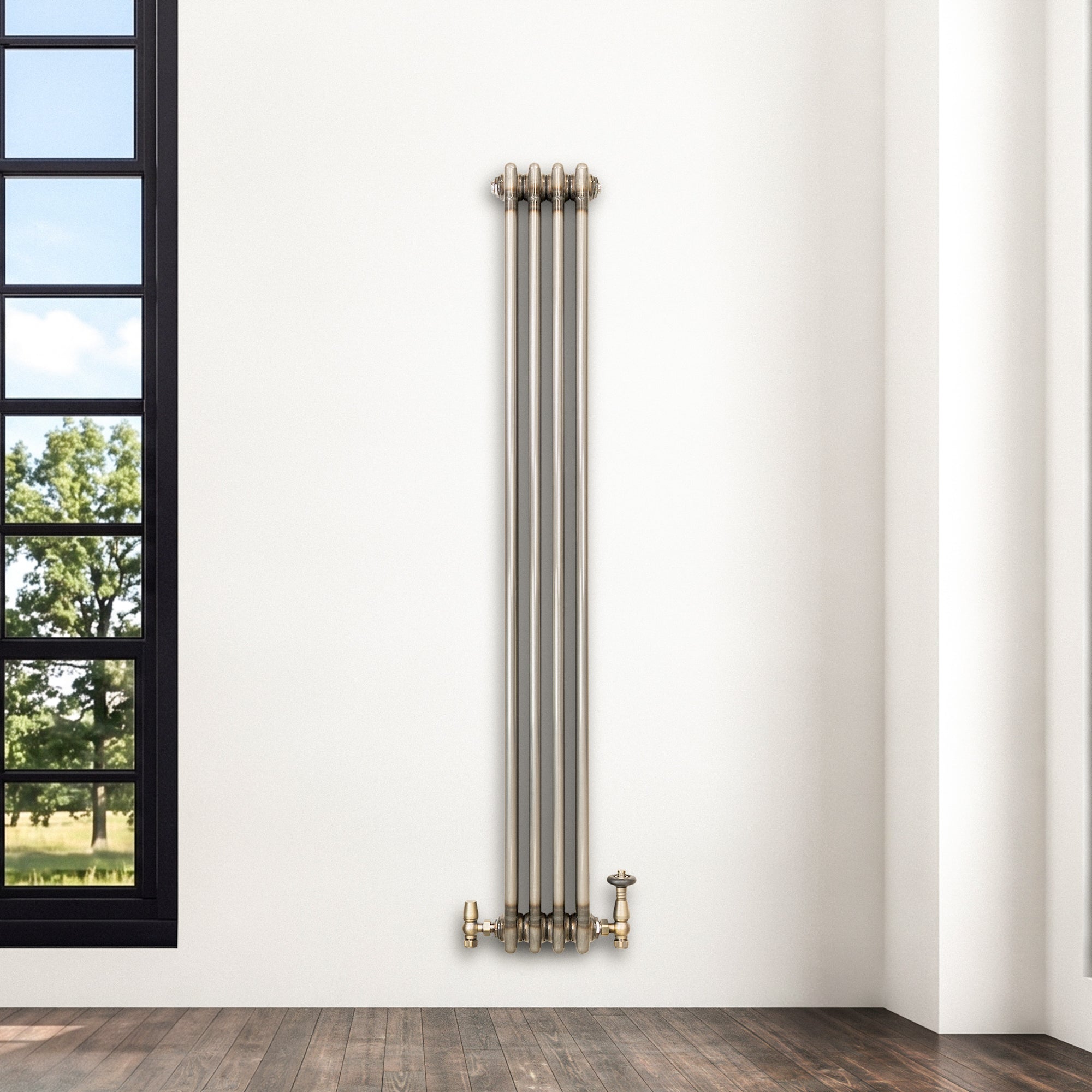 Q-Rax Radiatore Tradizionale 3 Colonne Termosifone 1500x200 Grezzo