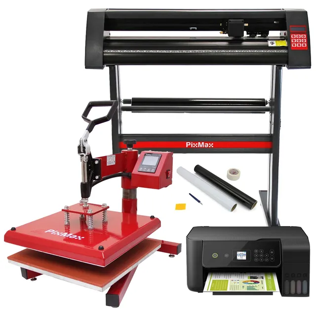 Q-Rax Pressa Caldo Swing 38cm Plotter Vinile Kit Magliette