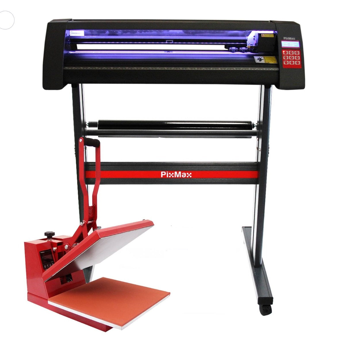 Q-Rax Commercio Artigianato Plotter 720 + Pressa 38x38