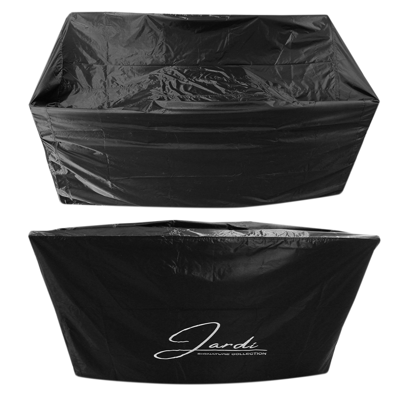 Q-Rax Jardí Set Bistrot Rattan Nero 2 Sedie+Tavolo