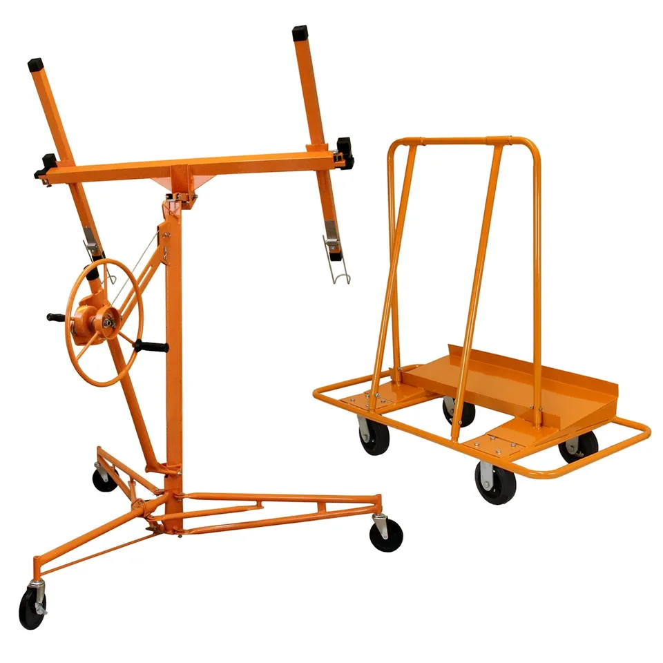 Alzalastre Cartongesso 4.9m 68kg con Carrello 1000kg