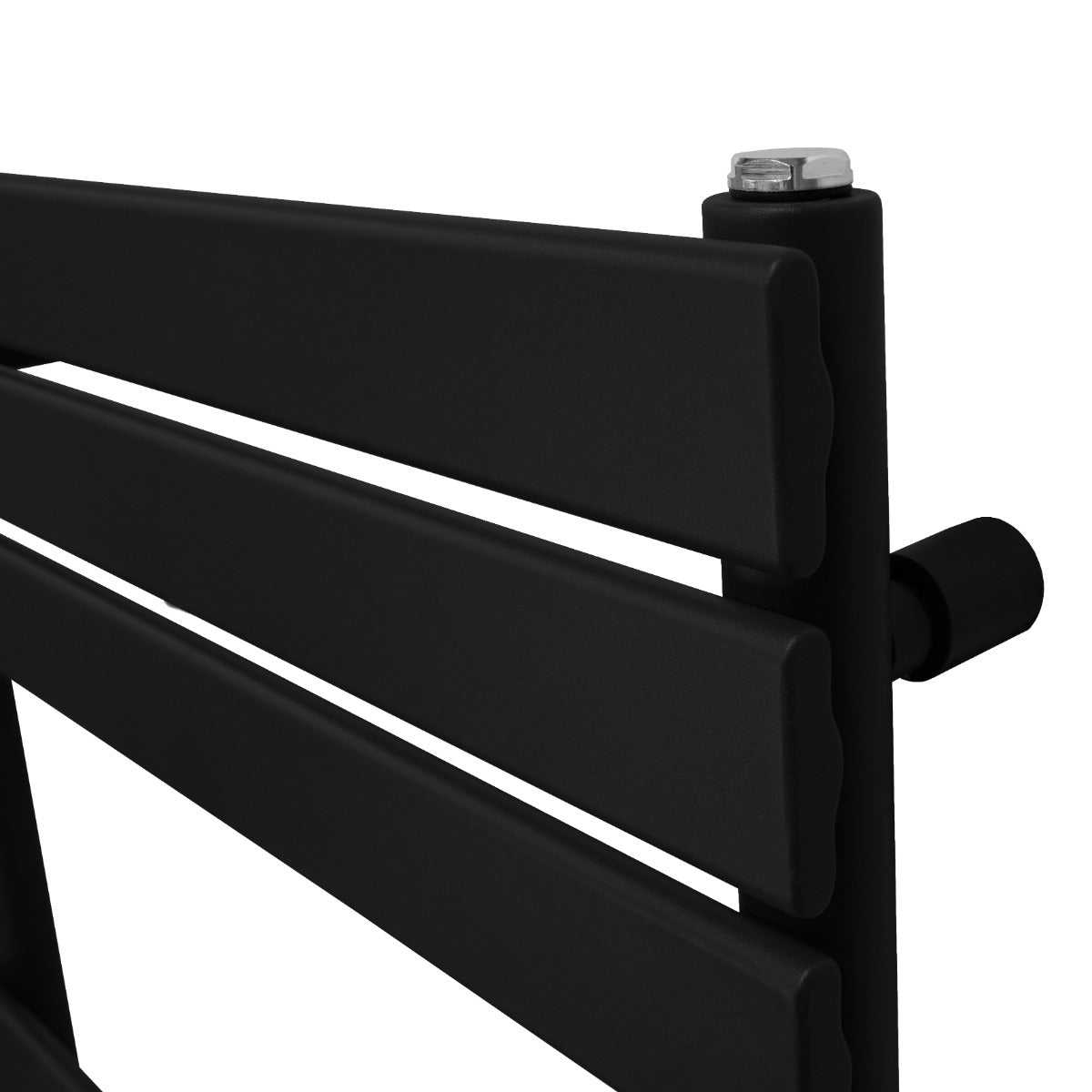 Q-Rax Scaldasalviette Nero 1200x500 mm Acciaio Opaco