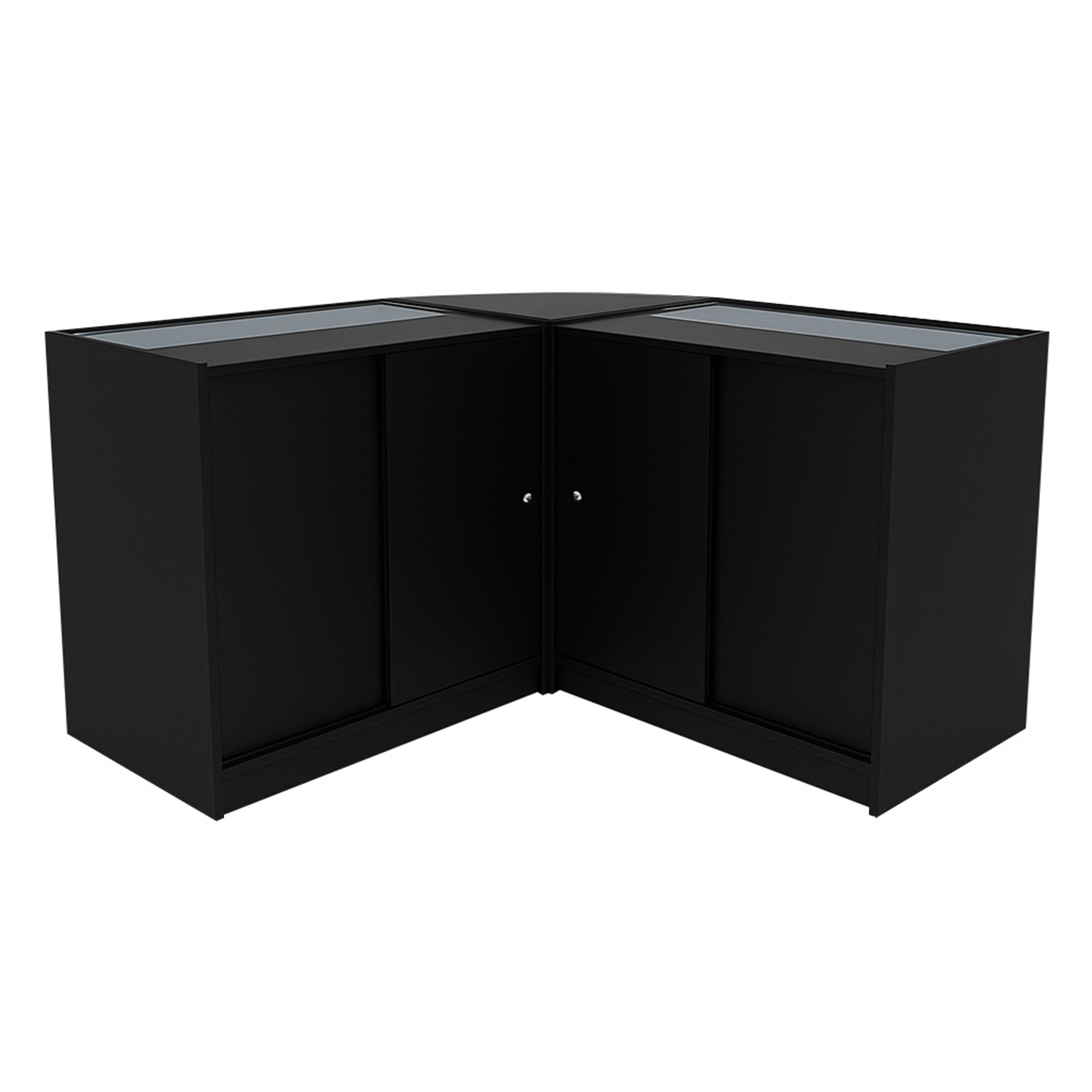 Q-Rax Theseus Set Banconi LED LM60 + 2x B900 Nero