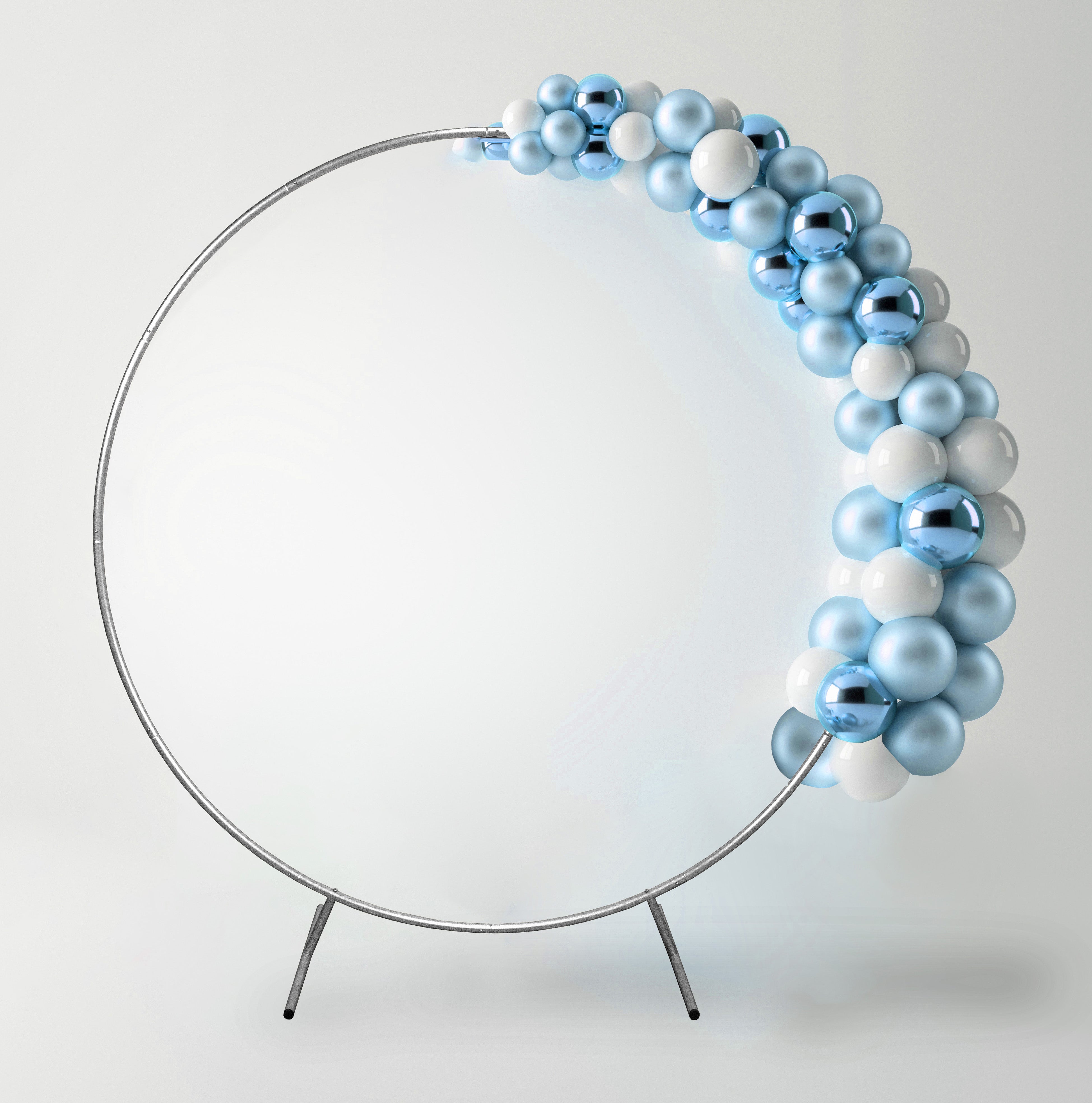Q-Rax Accessori per la casa arco matrimonio argento 200 cm