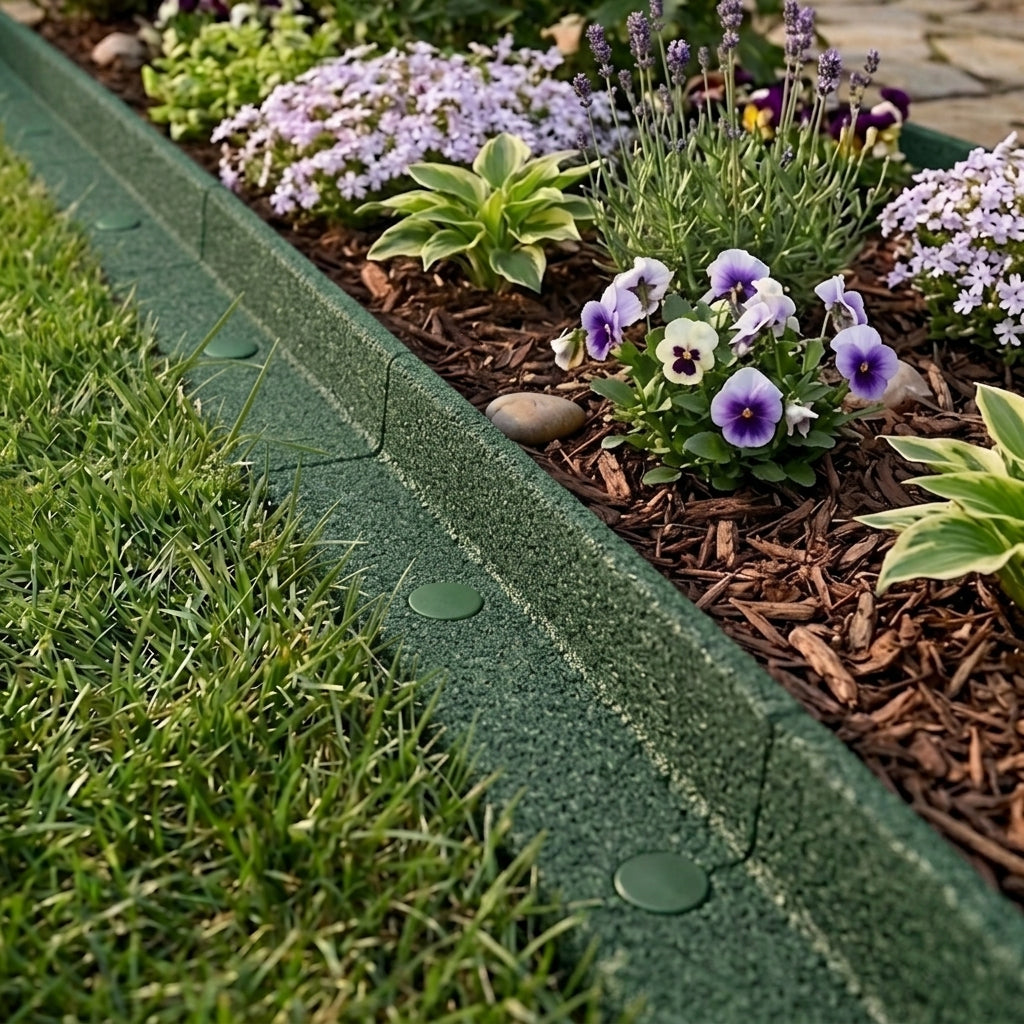 Q-Rax Bordura Giardino Verde 20x1,2 m Flessibile