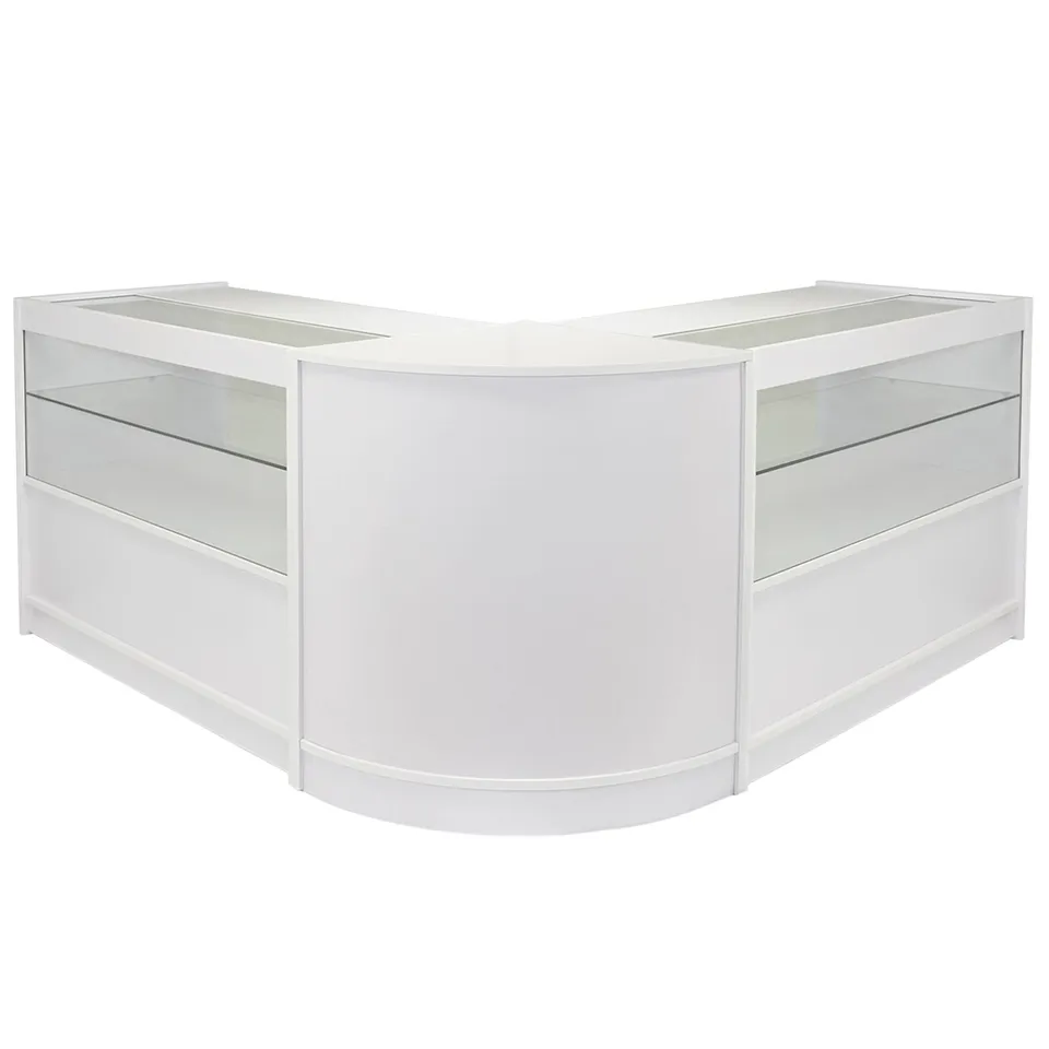 Q-Rax Banconi Negozio Set Gemini 3 Pezzi Vetro