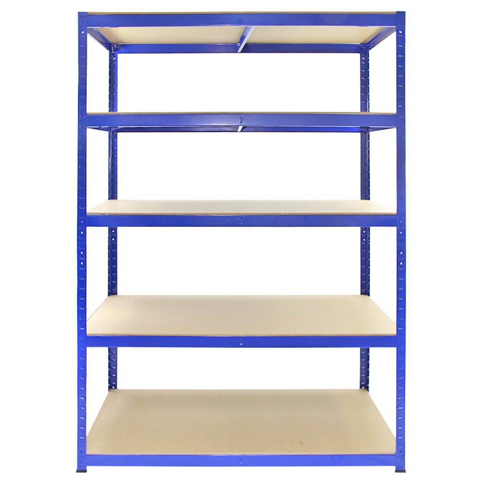 Q-Rax T-Rax 5 scaffali acciaio blu 120cm senza bulloni