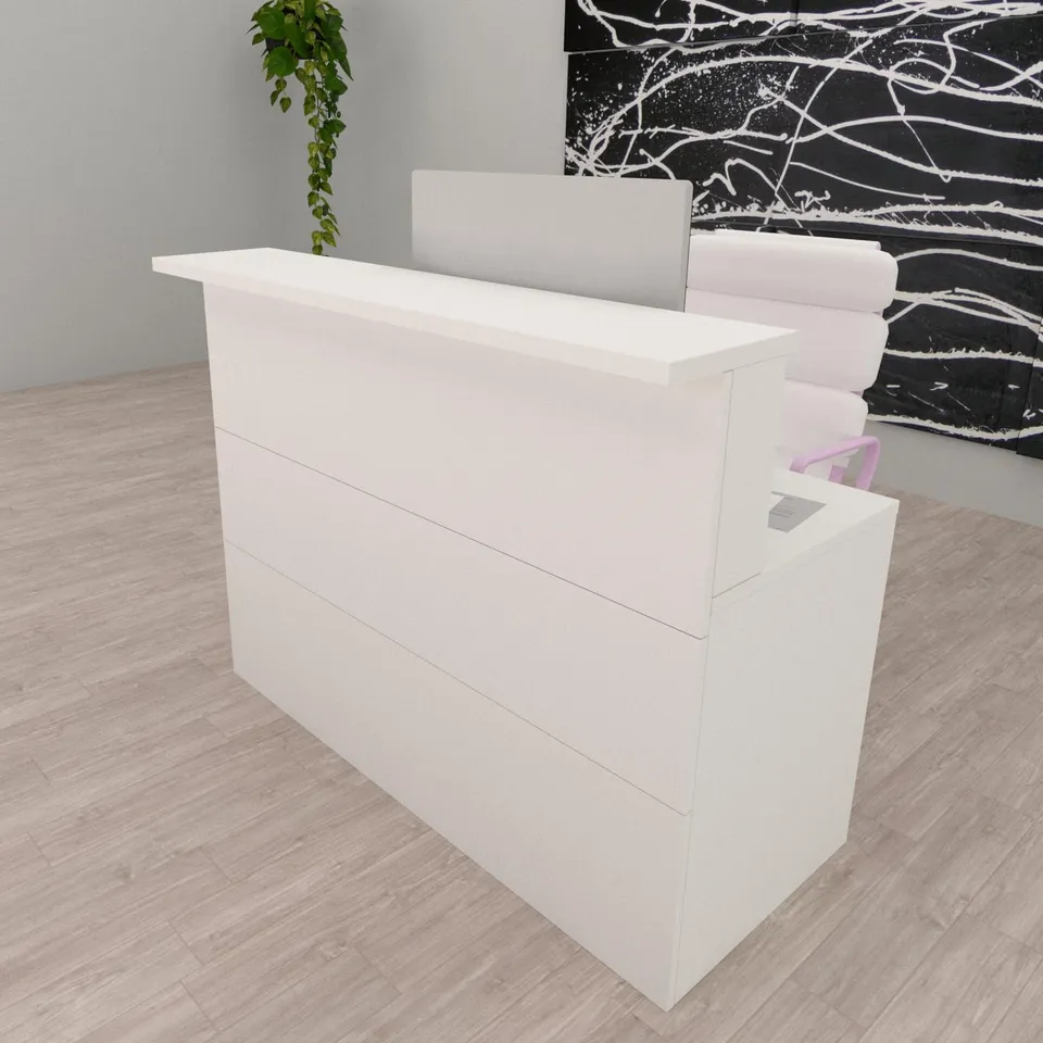 Henor Cidacos 100 Bancone Reception Bianco Ufficio 100 cm