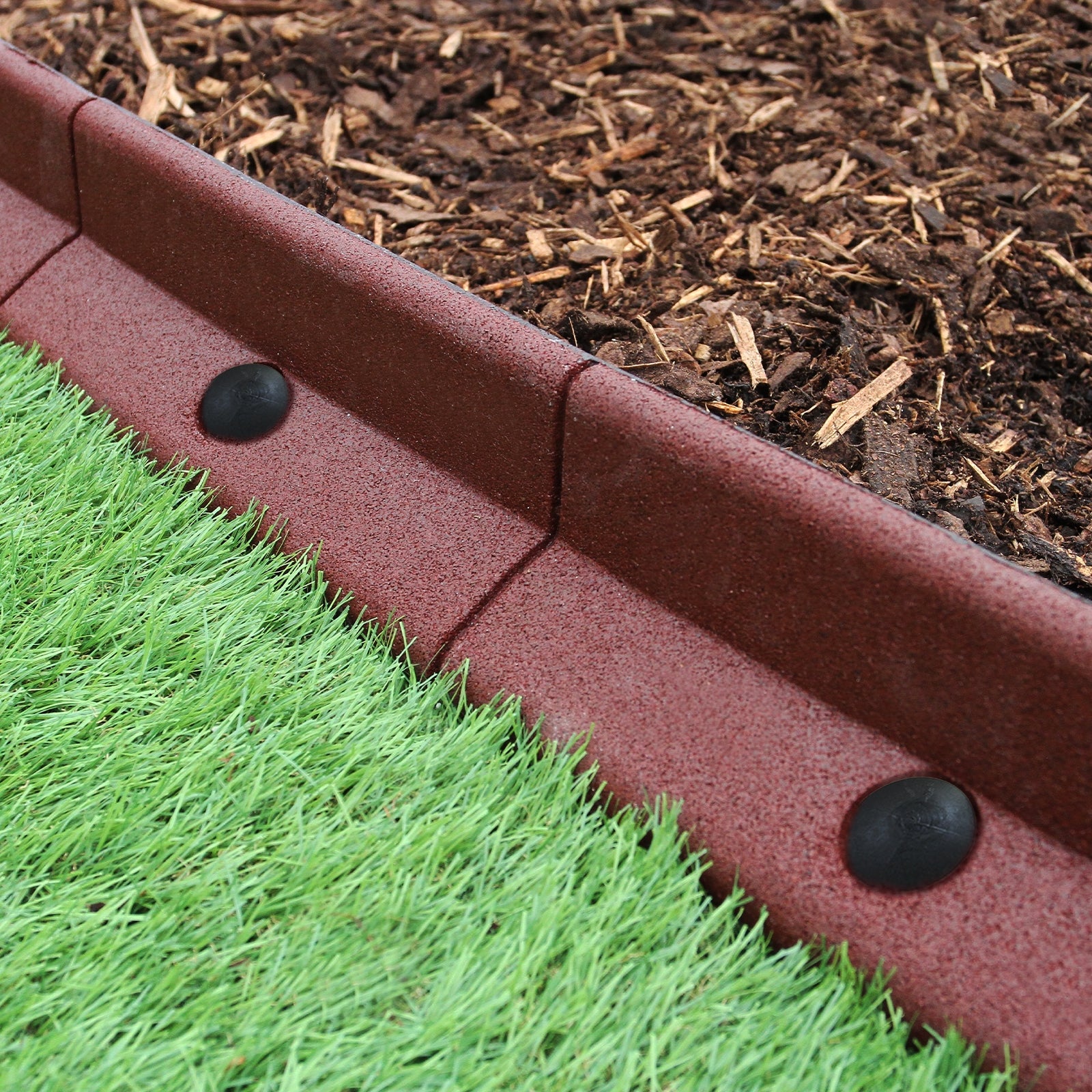 Q-Rax Bordatura Giardino flessibile terracotta 1,2m 6 pezzi