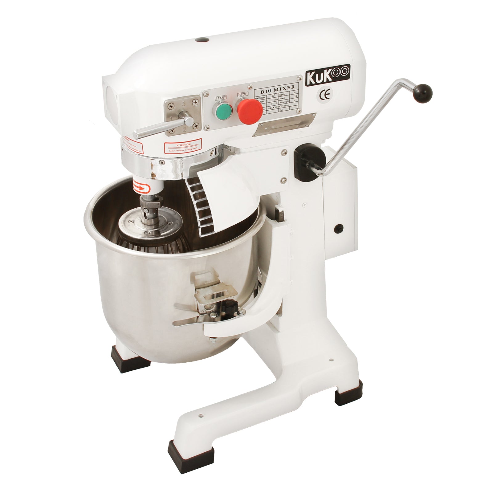 Q-Rax Robot Multifunzione 10 Litri 550W Impastatrice Planetaria
