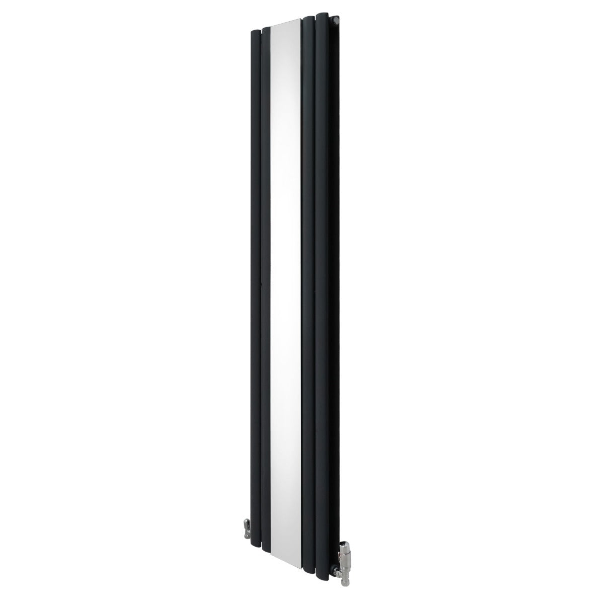 Q-Rax Pannelli Piatti radiatore specchio ovale 1800x380 antracite