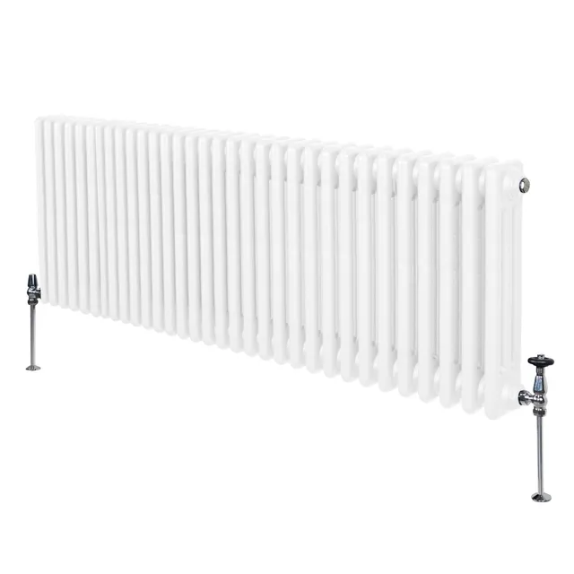 Q-Rax Radiatore 3 Colonne 600x1462 mm Bianco Acciaio