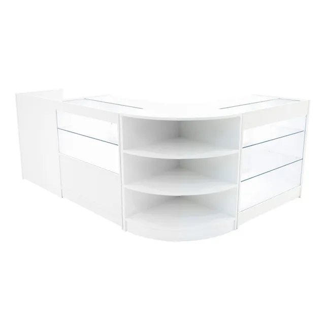 Q-Rax Banconi Negozio Set Theia LED K900 Cassa Bianco