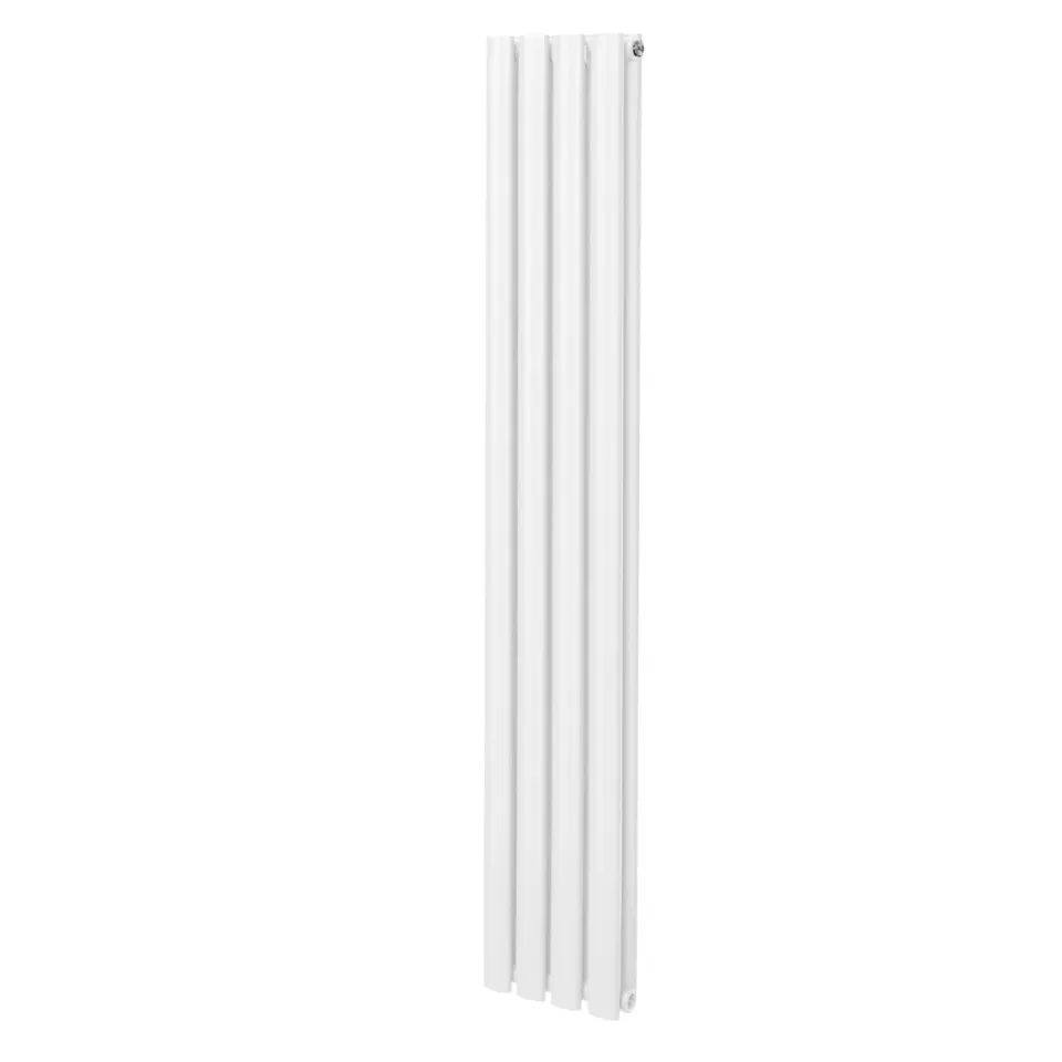 Q-Rax Radiatore Colonna Ovale 1600x240mm Bianco Acciaio