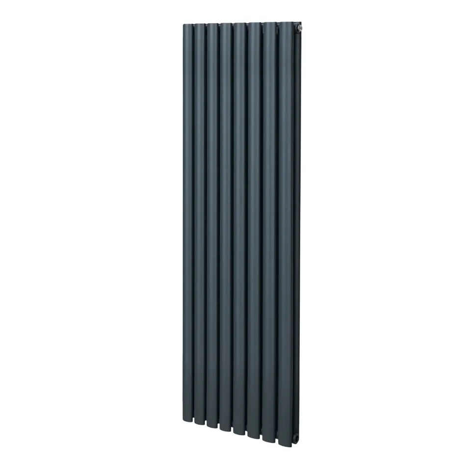 Q-Rax Radiatore Colonna Ovale 1600x480 Antracite Acciaio 15 Anni
