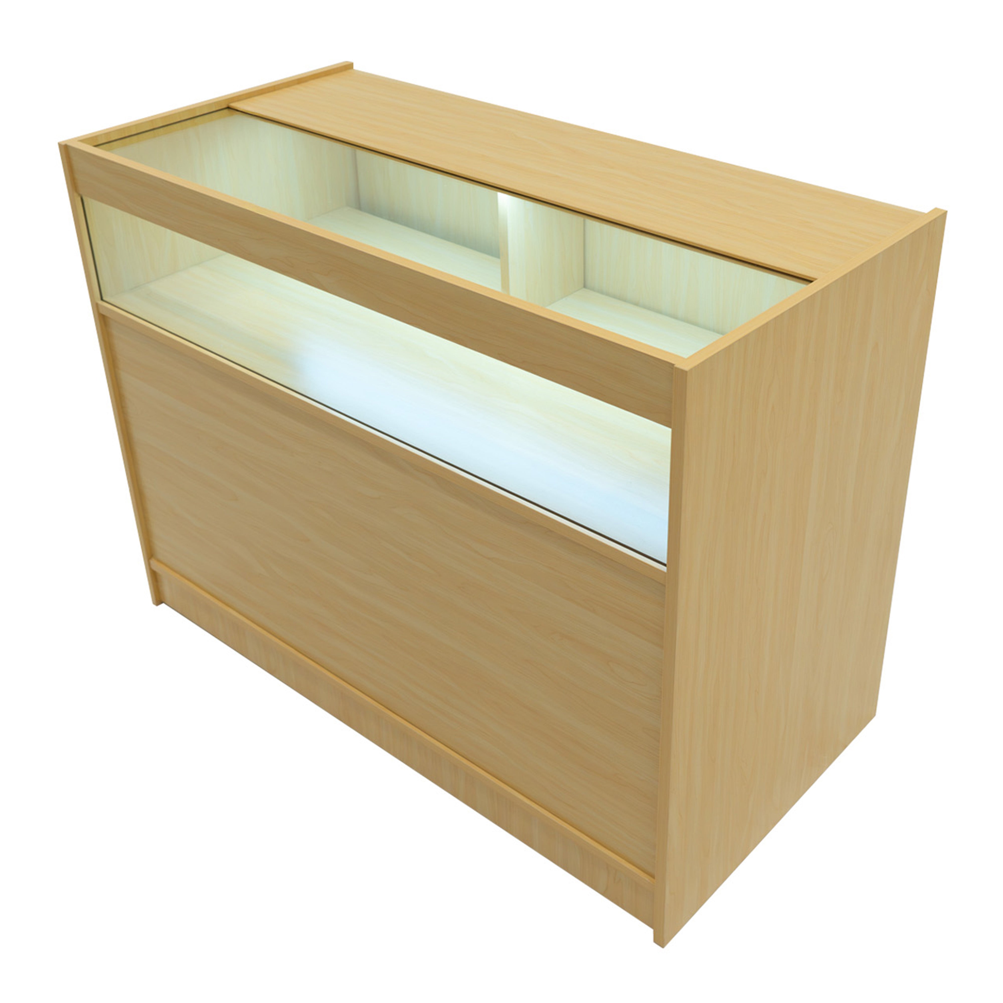 Q-Rax Banconi Negozio Set Harmonia B1200 C1200 LM60 Acero LED
