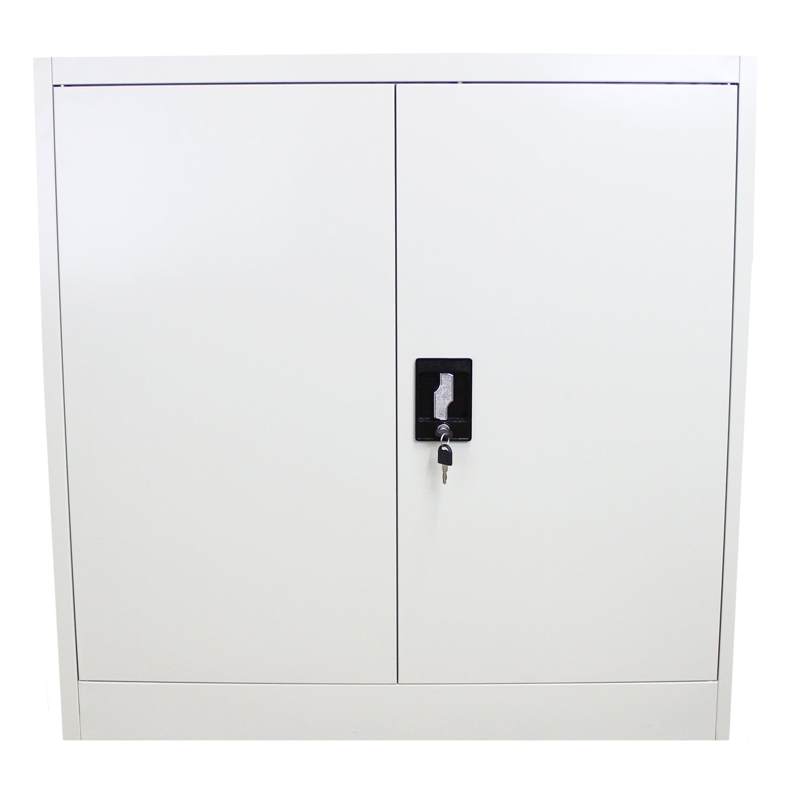 Q-Rax Armadietto Acciaio Grigio 90x90x40 cm Mobile 2 Ante