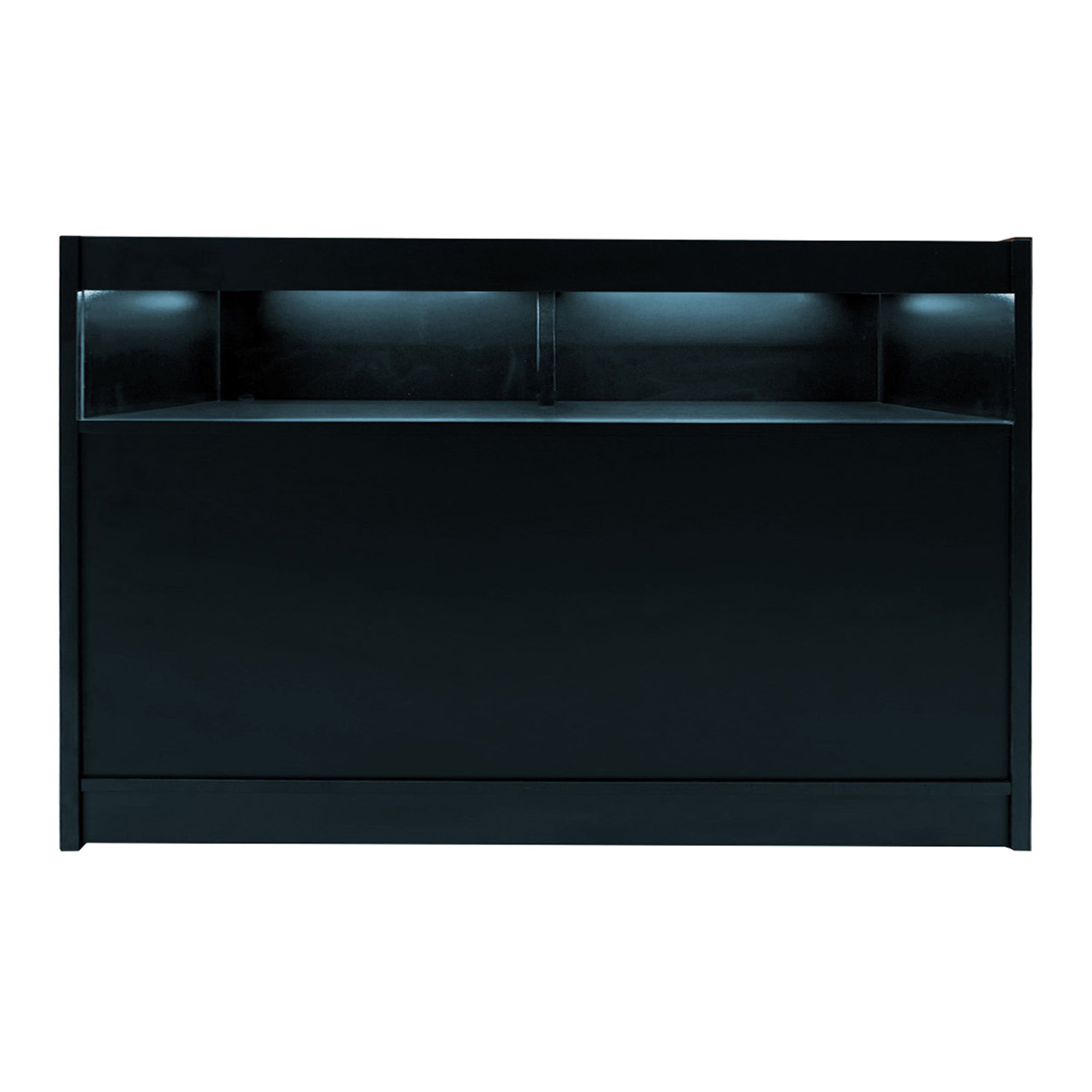 Q-Rax Luna Set Banconi Negozio LED Nero CM60 TB60 B1500 banco vetrina