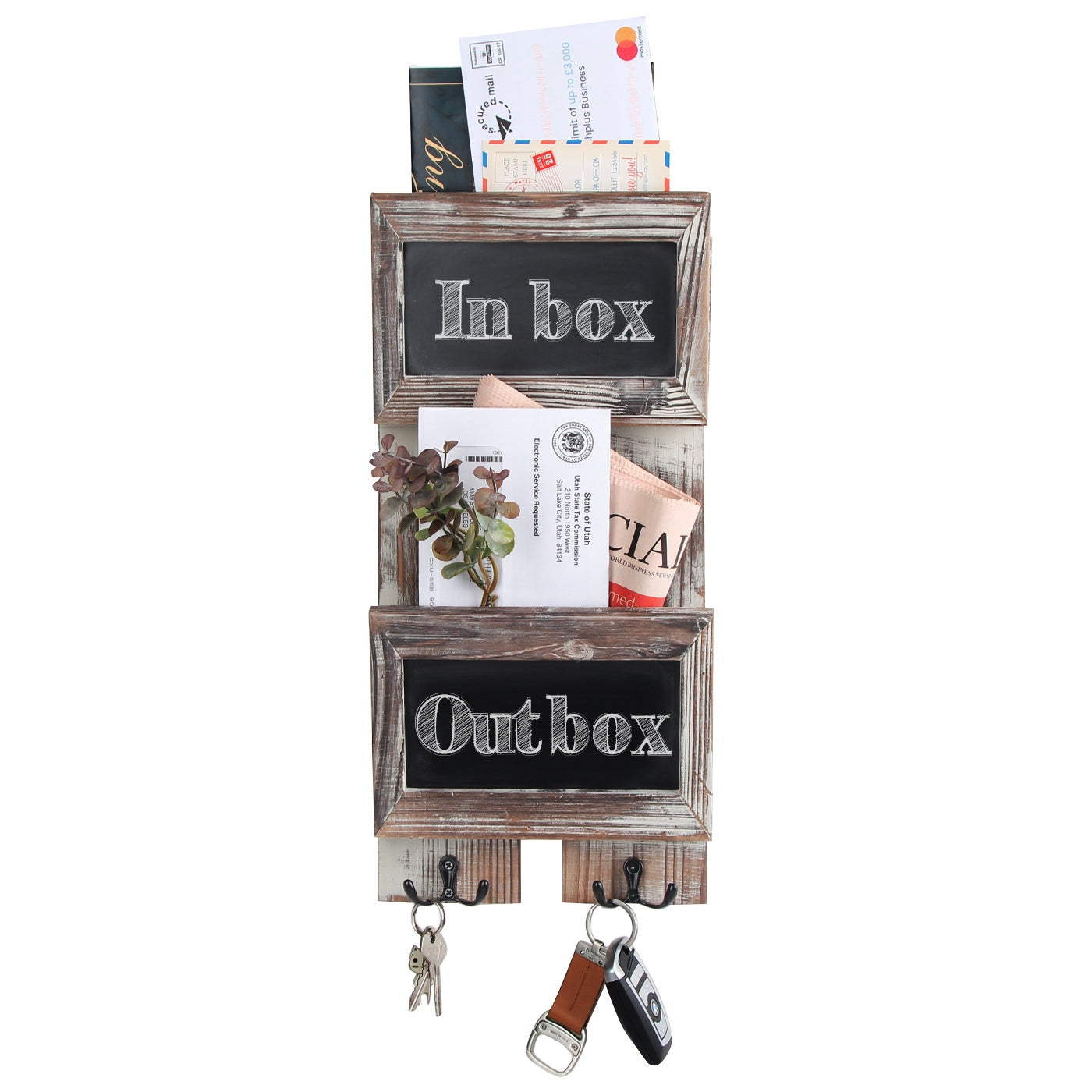 Jackcube Design Entryway portalettere parete 2 scomparti lavagna