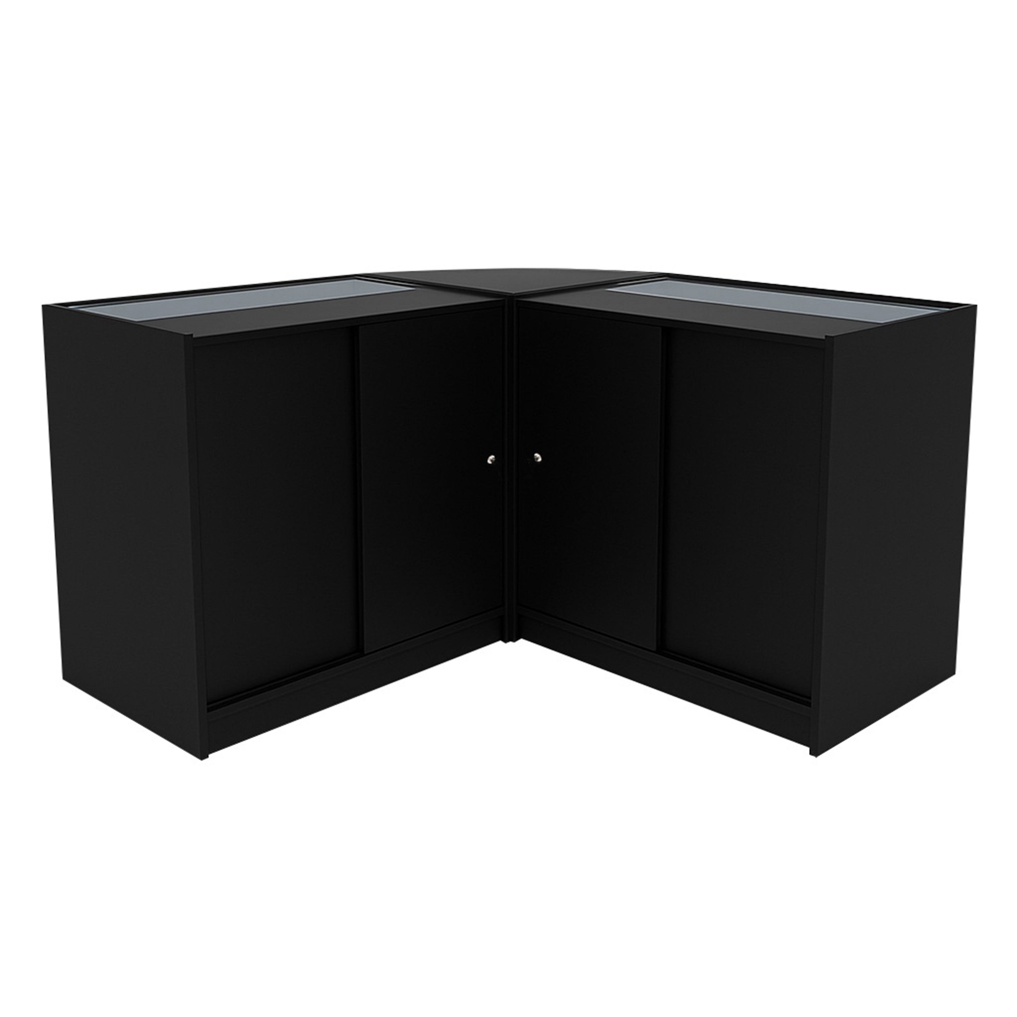 Q-Rax Demeter K900 B900 LM60 bancone negozio nero LED