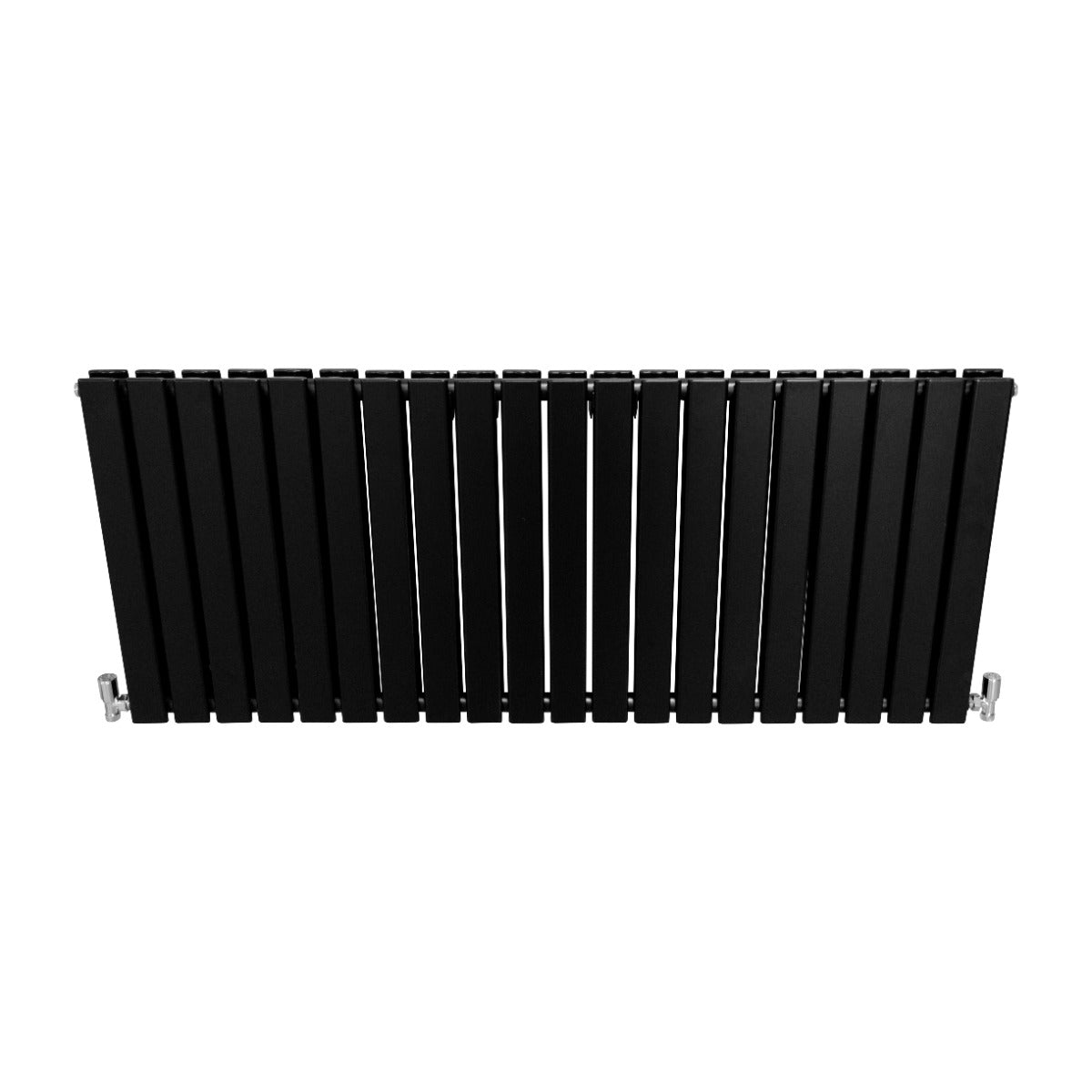 Q-Rax Radiatore Piatti 60x140cm Termosifone Nero Opaco Acciaio