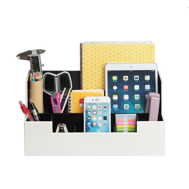 Jackcube Design Home Office organizer scrivania bianco 9 scomparti