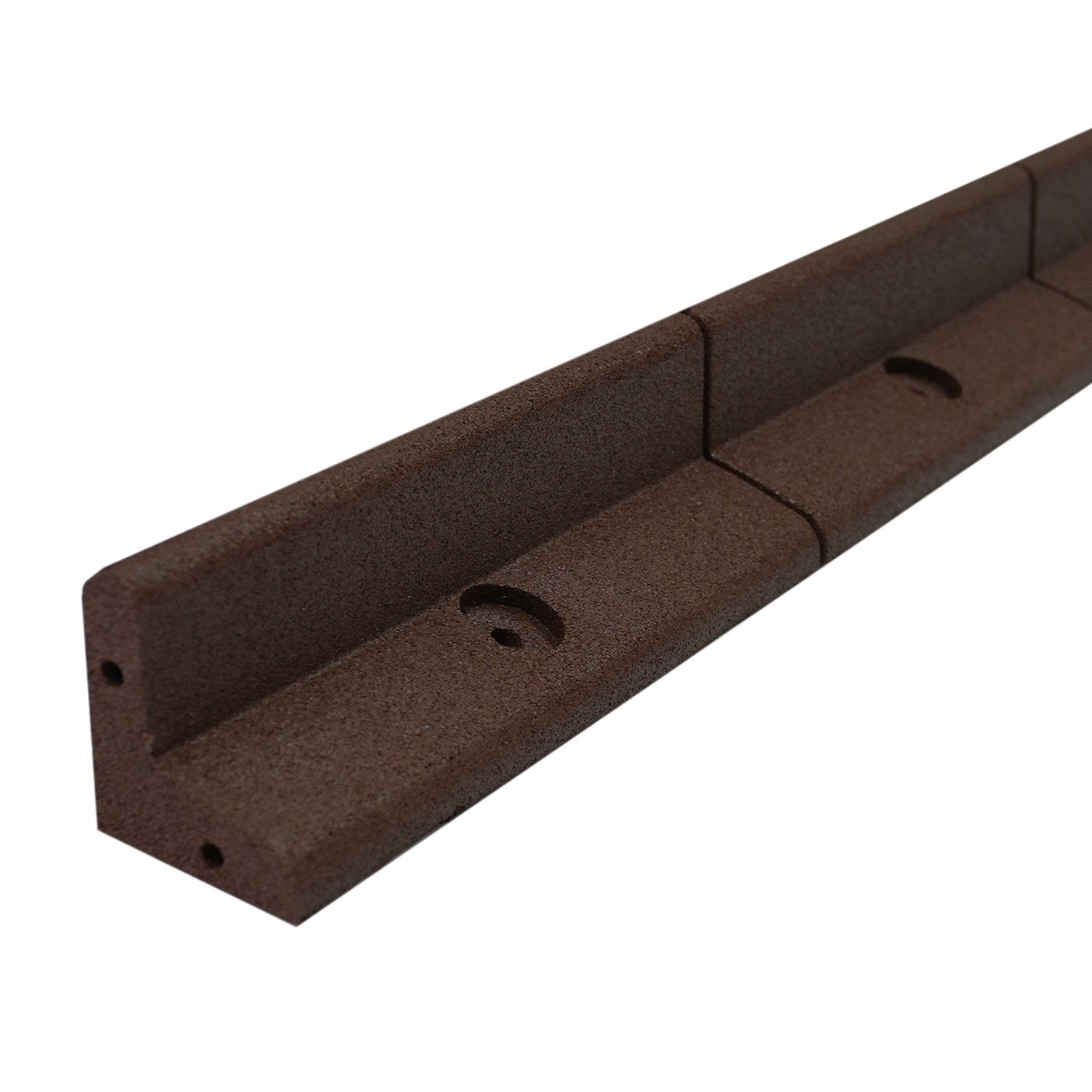 Q-Rax Deposito all'Aperto Bordatura Giardino Flessibile 1,2m Marrone 4pz