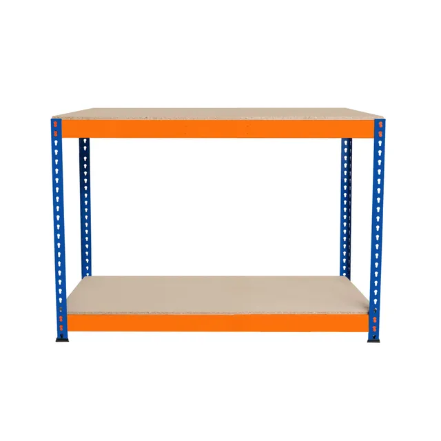 Q-Rax S-Rax Banco da Lavoro 2 Ripiani 120x45x90 cm 600 kg