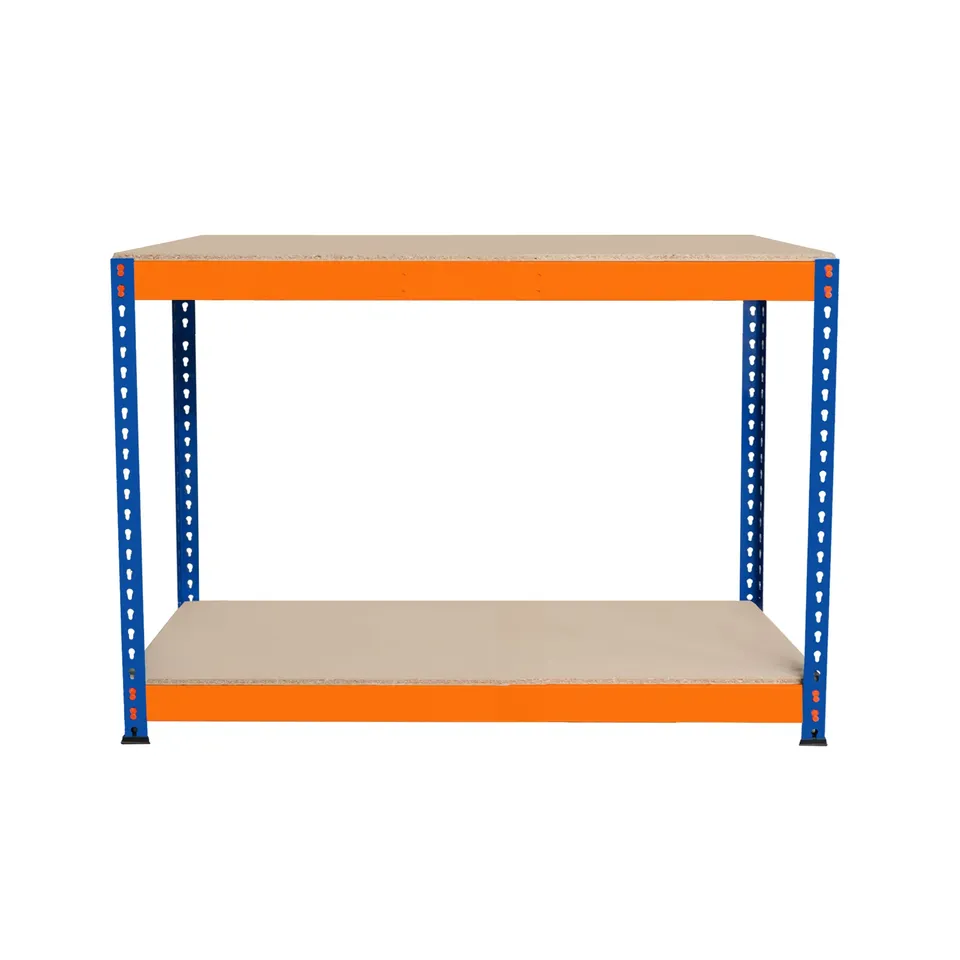 Q-Rax S-Rax Banco da Lavoro 2 Ripiani 120x45x90 cm 600 kg