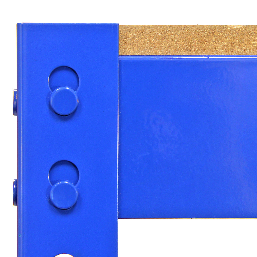 Q-Rax Banco da Lavoro in Acciaio Blu 120cm 200kg