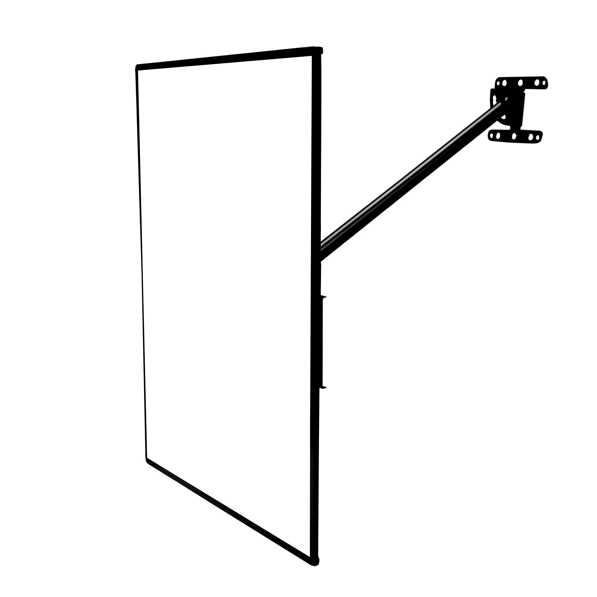 Q-Rax Light Box LED A2 cornice nera pubblicitario