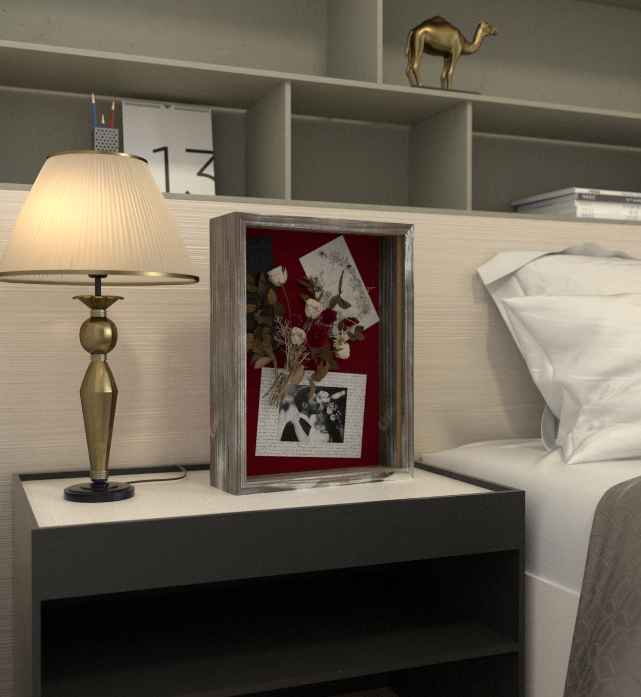 Jackcube Design Display Teca espositiva lino rosso large